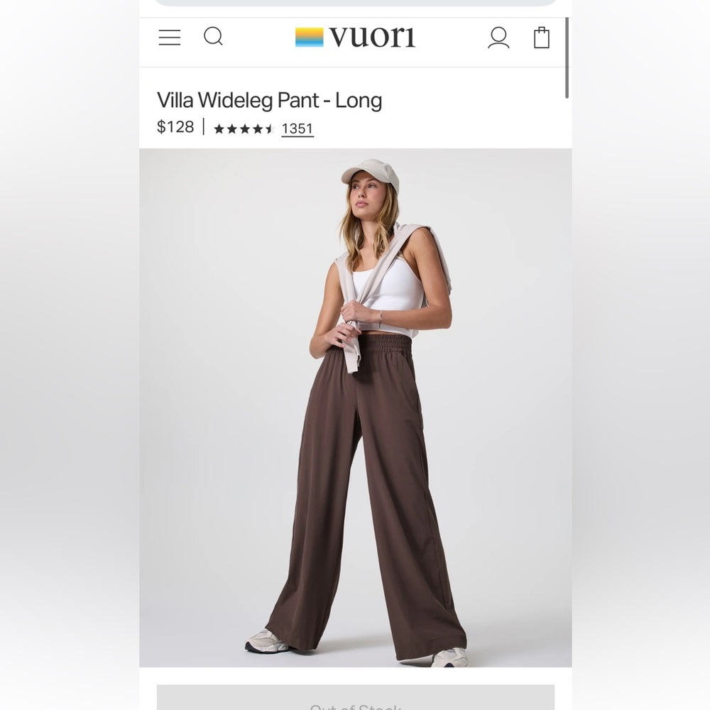 Vuori villa wide leg Java small long